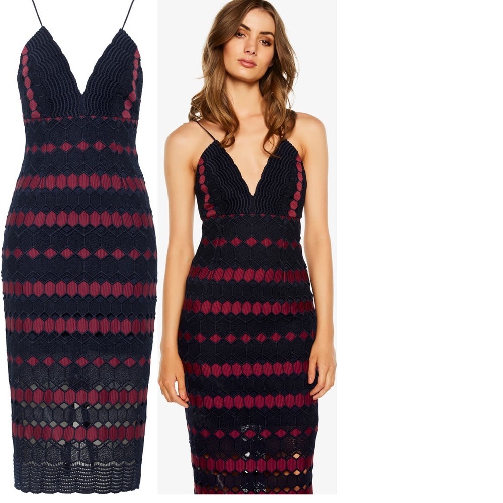 Bardot Diamond Lace Dress - brand new!!! - Picture 3 of 7